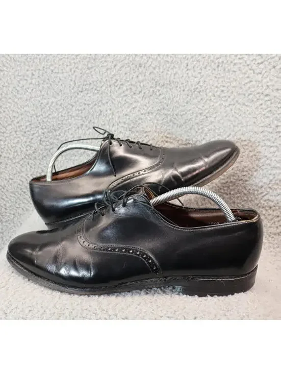 Allen Edmonds Danbury Black Leather Oxfords Brogue Men 11 B