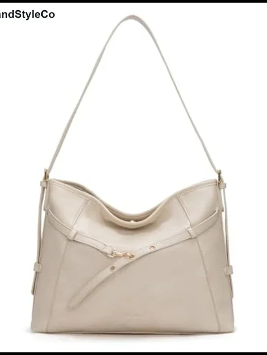 Montana West Soft Vegan Leather Hobo Bag Adjustable Strap Shoulder Purse