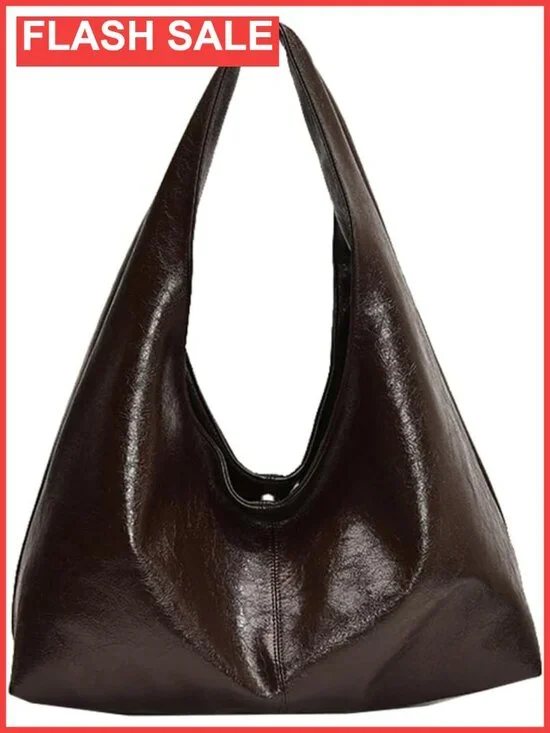 Large Slouchy Hobo Tote Bag Faux Leather Work Tote for Women