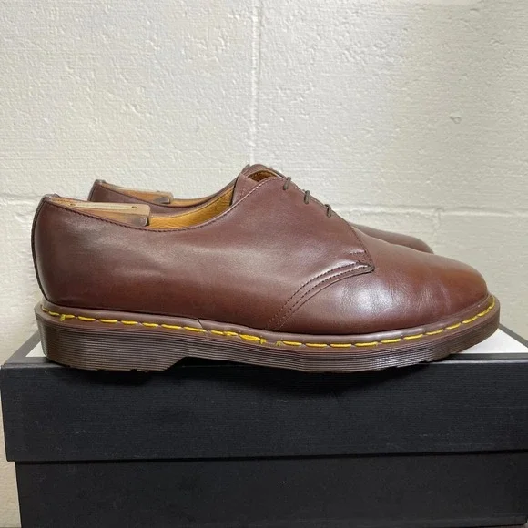 Dr. Martens Brown Air Wair Men's‎ Oxford Shoes Lace Up Size UK 12 / US 13