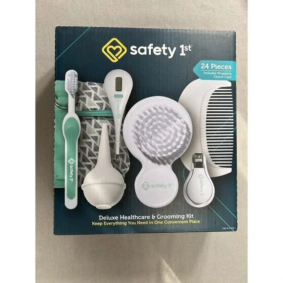 Safety 1st Deluxe Healthcare and Grooming‎ Set Blue 24 Pieces NIB