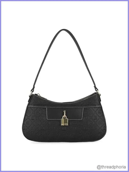 Vegan Leather Hobo Shoulder Bag Large Zipper Closure Purse