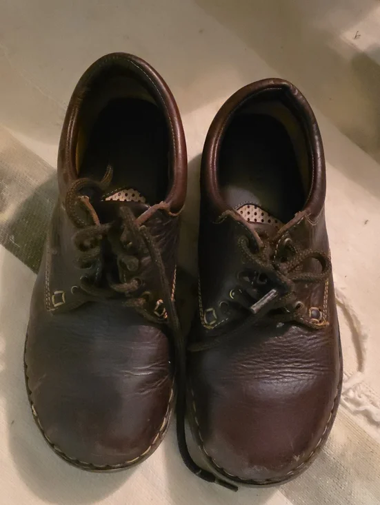 Born Men’s Dark Brown Leather Oxford Lace-Up Boots