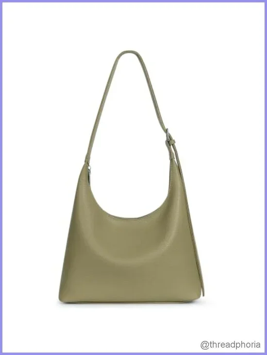 Small Slouchy Hobo Shoulder Bag Faux Leather Everyday Purse