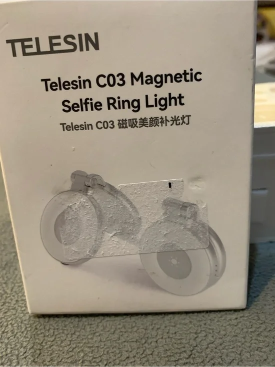 C03 Magnetic Selfie Ring Light — White