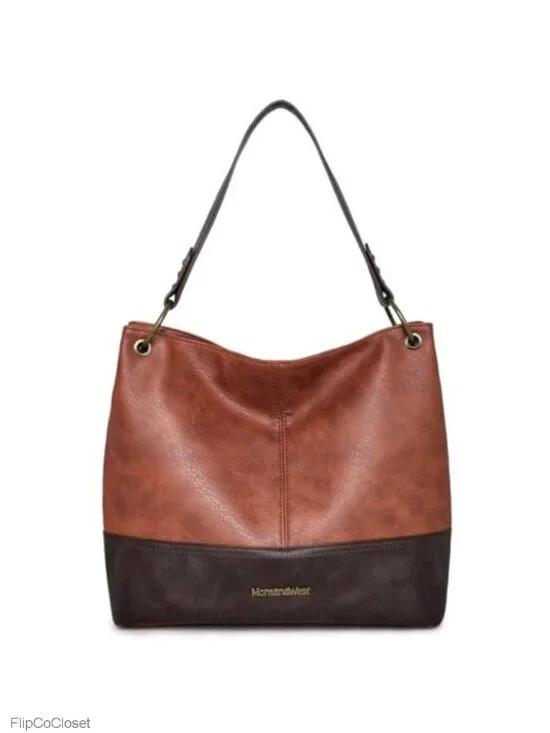 Large Slouchy Hobo Shoulder Bag Vegan Leather Tote Purse for Women