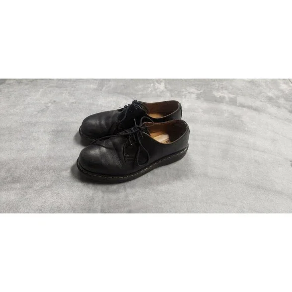 Dr. Doc Martens 21084 1461 Bex‎ Black Leather Oxford Shoes UK 7 US Men's 8