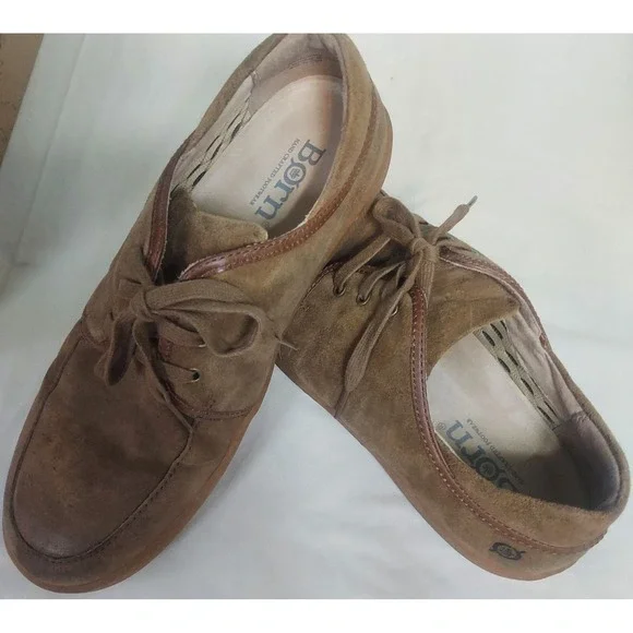 Born Handcrafted Footwear Suede Oxfords Casual Comfort Shoes‎ 11m.