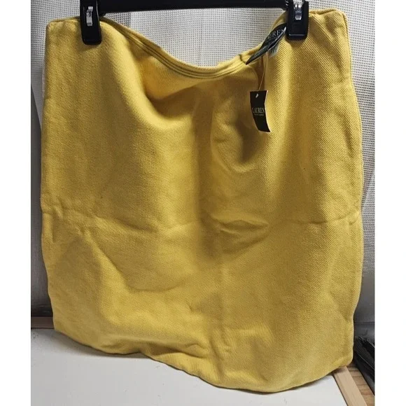 NWT LAUREN RALPH LAUREN 100% cotton cushion‎ cover textured twill 22x21.5