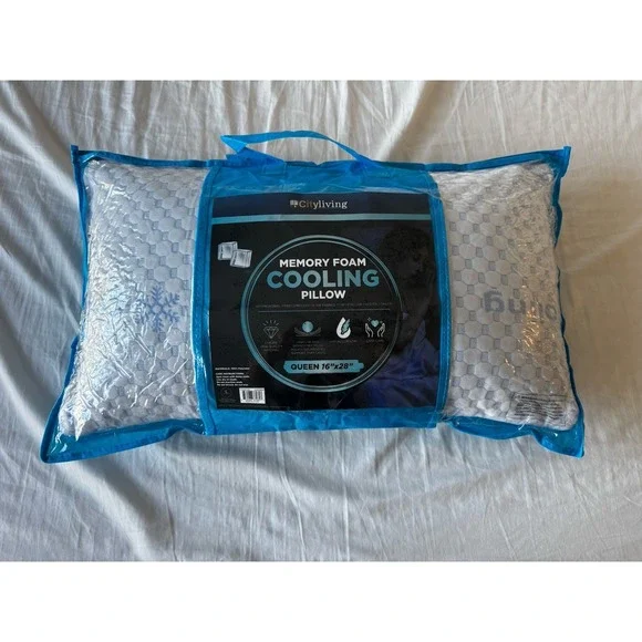 Cityliving Cooling Memory Foam Pillow Queen 16
