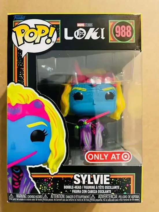 Funko Pop! Marvel Loki- Sylvie(Black Light) Target Exclusive #988~FREE SHIPPING!