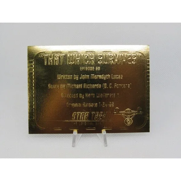 Star Trek TOS Skybox Gold Card G69 EP69.9 -‎ 