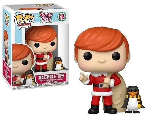 NEW Funko Pop! Santa Claus is Comin' to Town - Kris Kringle & Topper #1795