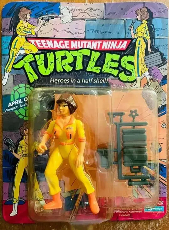 NEW Vintage 1992 TMNT April O’Neil Playmates MOC Sealed UNPUNCHED (Orange Press)