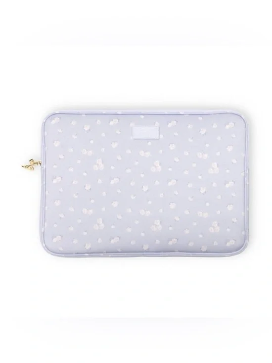 NWT LoveShackFancy × Target - Yoobi Everblooming Rosettes Laptop Sleeve Blue