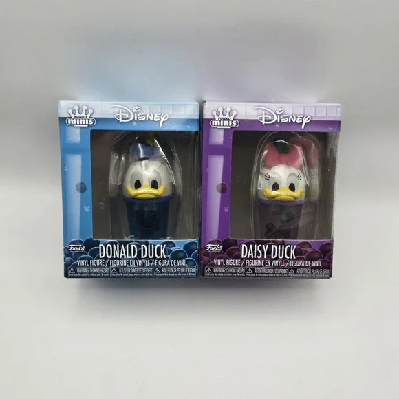 Funko Minis Disney Donald Duck Daisy Duck Boba Vinyl Figures 2 Pack NEW
