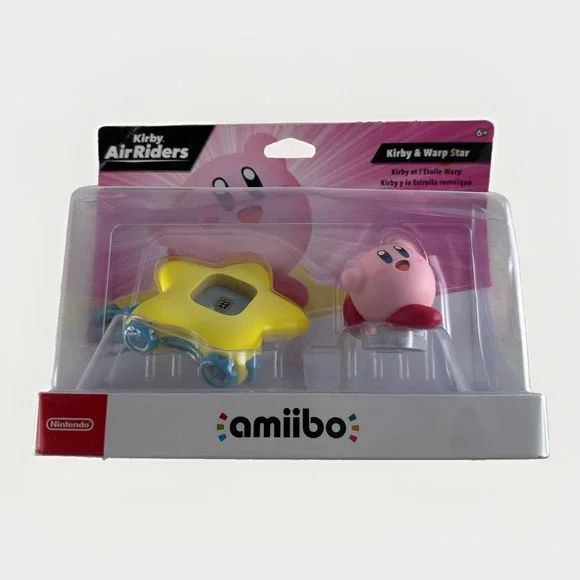 Nintendo amiibo Kirby & Warp Star Kirby Air Riders New Package Damage