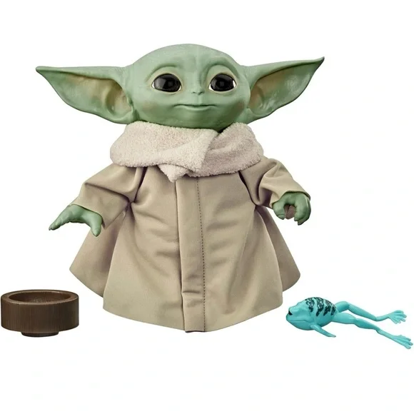 Star Wars The Child Grogu Talking Plush Toy with Character Sounds Baby Yoda 7.5
