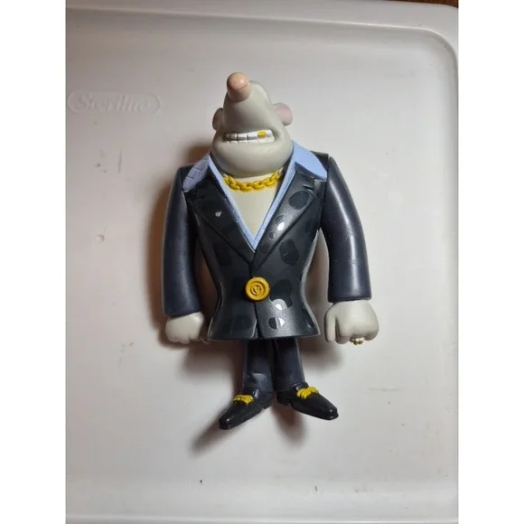 Whitey Rat Figure Nodder Bobble Flushed Away 2006 McDonald's