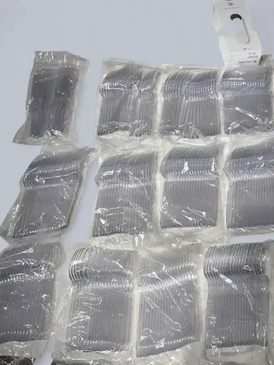 Clear Plastic Cutlery Bulk Pack Heavy Duty Forks Knives Spoons