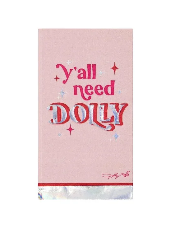 Dolly Parton Pink & Silver Holo Foil 