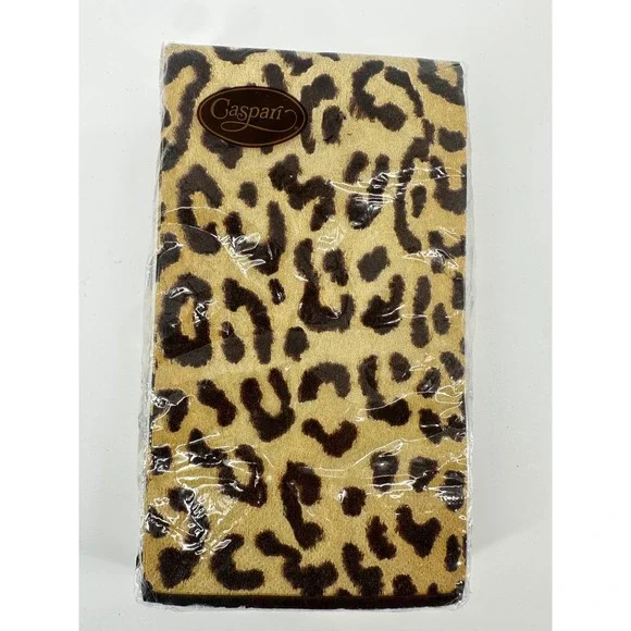 Caspari Leopard Print Paper Napkins 15 Count Triple-Ply Animal Print Elegant