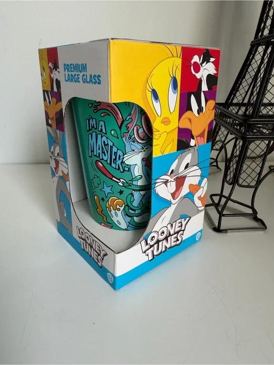 Warner Bros. Looney Tunes Turquoise & Teal Glass - 