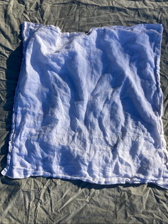 100% linen euro sham