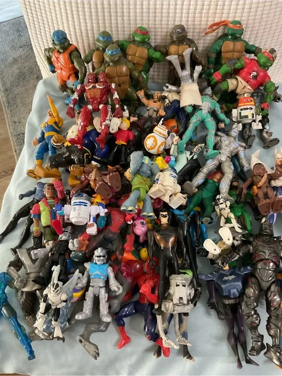 Teenage Mutant Ninja Turtles Assorted Action Figure Lot plus many other s