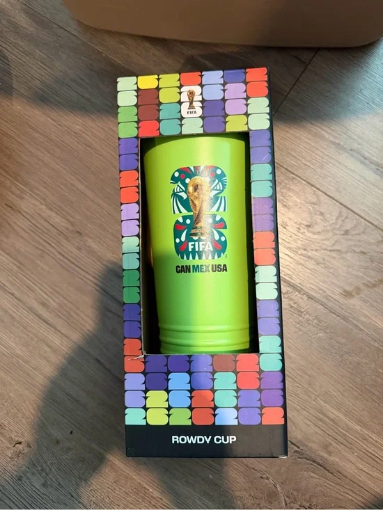 FIFA World Cup 26 Rowdy Cup 24oz Tumbler Blow Hard Cheer Loud MEX