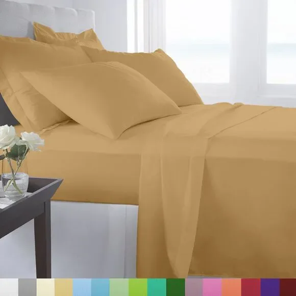 Woven Trends Hotel Luxury Bed Sheets Set - 1800 Series Supreme Collection, Extra