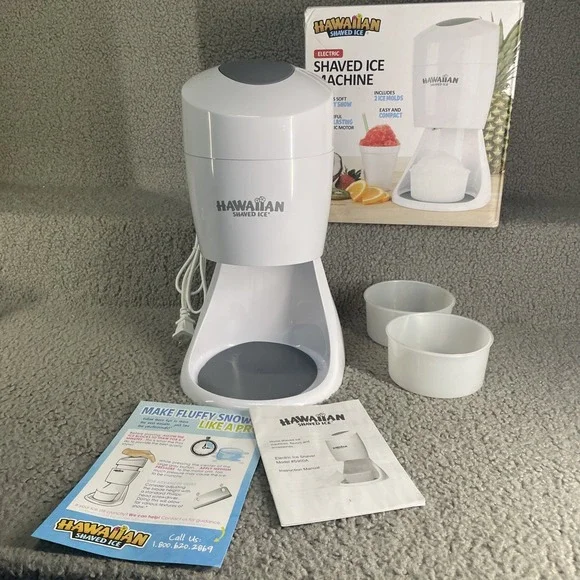 Hawaiian Shaved Ice S900A Electric Shaved Ice Machine Snow Cone Maker