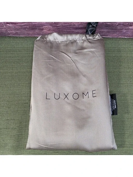 LUXOME 100% Bamboo Viscose King Pillowcase Set Taupe Bronze 20