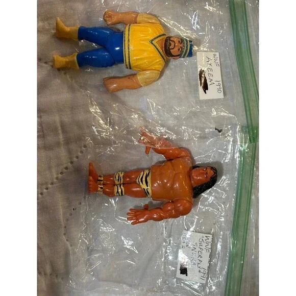 WWF Titan/Hasboro Lot Of 18 Wrestlers 1990’s or 1991’s Wrestlers. $230 o.b.o