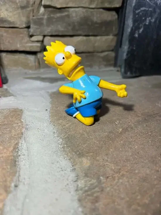 BART Simpson PVC figure from The Simpsons 1990 2”