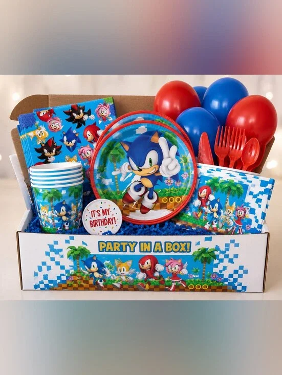 Sonic Themed Party In A Box!