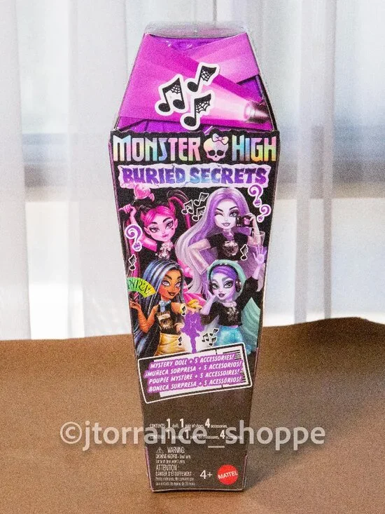 DRACULAURA Monster High Buried Secrets Wave 5 Concert Lurks Unopened Accessories