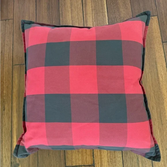 Pottery Barn Red/Black Buffalo Check Pillow Cover