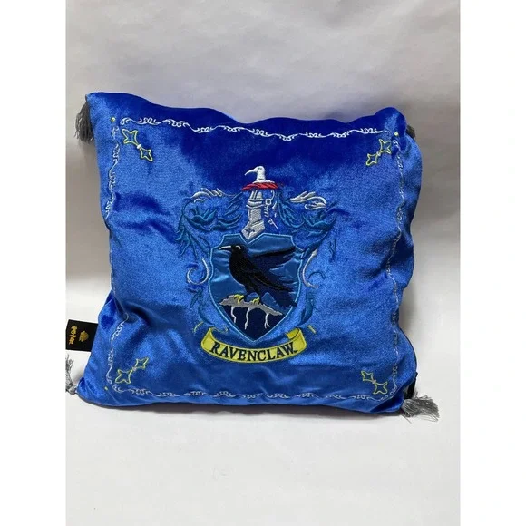 Harry‎ Potter Ravenclaw Blue Pillow The Noble Collection Embroidered