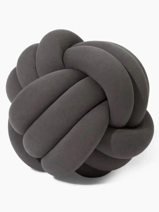 Bearaby Hugget Knot Pillow Large Asteroid grey new $149 retail