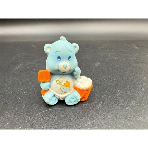 Vintage 1984 Baby Tugs Care Bears Figurine AGC Blue PVC Collectible‎