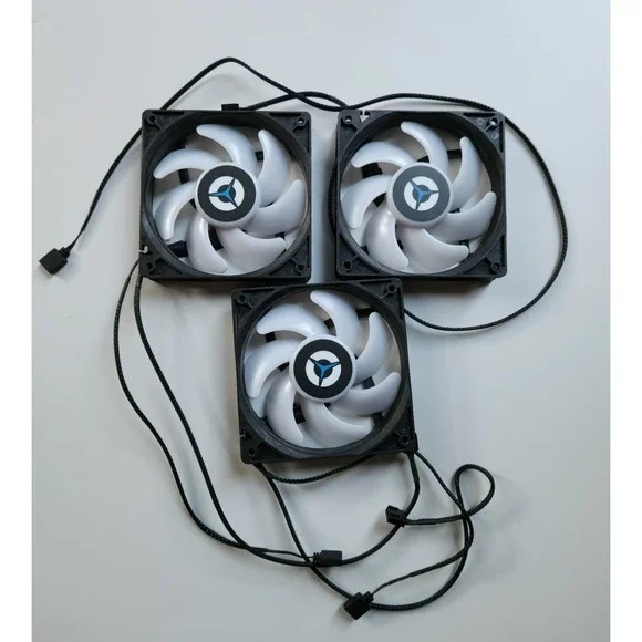 Lot of 3 Lenovo Legion‎ T5 RGB Computer Fans