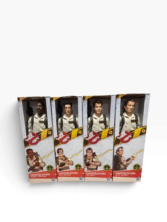 Hasbro Ghostbusters 12” Action Figures Complete Set of 4 Peter Ray Egon Winston