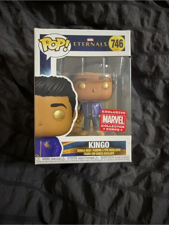 Funko Pop! Marvel Eternals Kingo #746 Collector Corps Exclusive