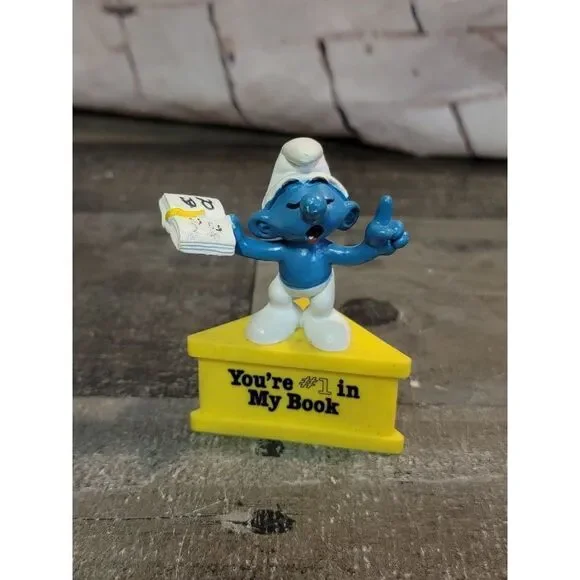 Schleich Smurf blue you're‎ #1 in my book toy figure