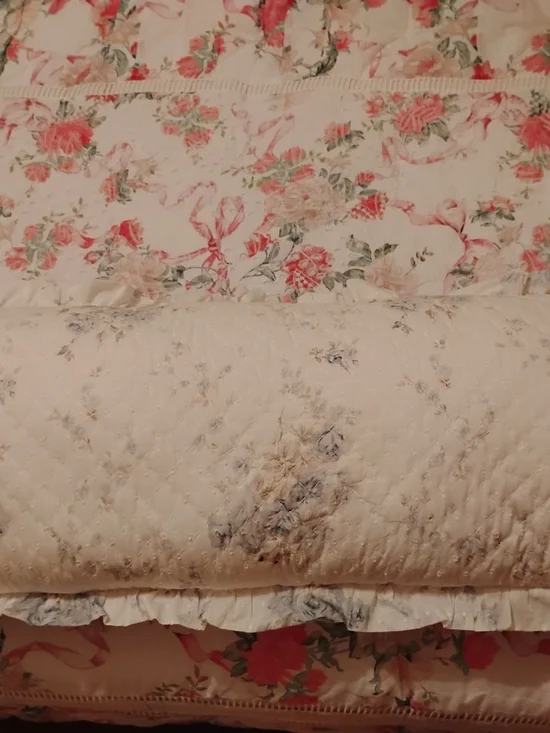 Love Shack Fancy Long Pillow- Elegant Floral Print