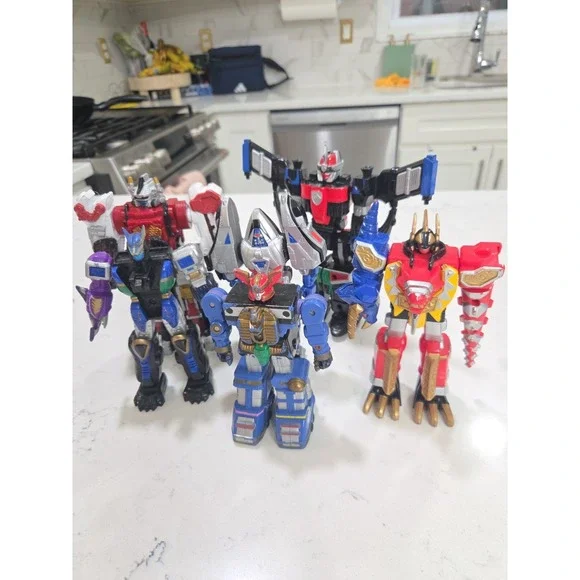 Vintage MMPR Power Rangers Megazord Toy Figure Lot 6