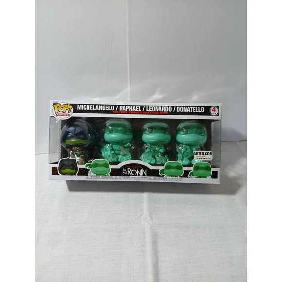 Funko Pop! Comics Teenage Mutant Ninja Turtles The Last Ronin 4-pack GITD Amazon