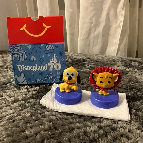 New! Disneyland 70th Anniversary‎ McDonald's Happy Meal 2025 PLUTO & SIMBA