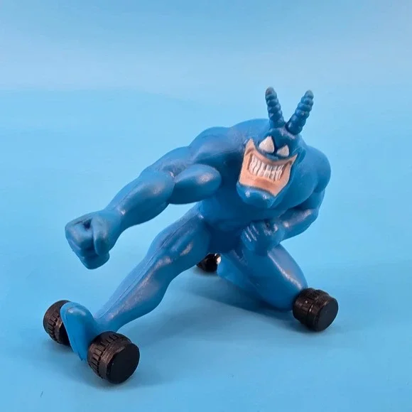 Vintage‎ 1995 The Tick Animated Series Burger King Promo Rolling Action Figure